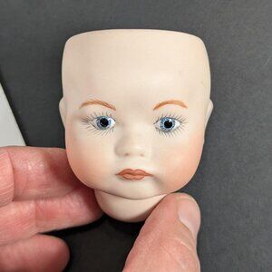 Vintage Byron Molds porcelain Doll head SF BJ 252 Paris Doll painted
